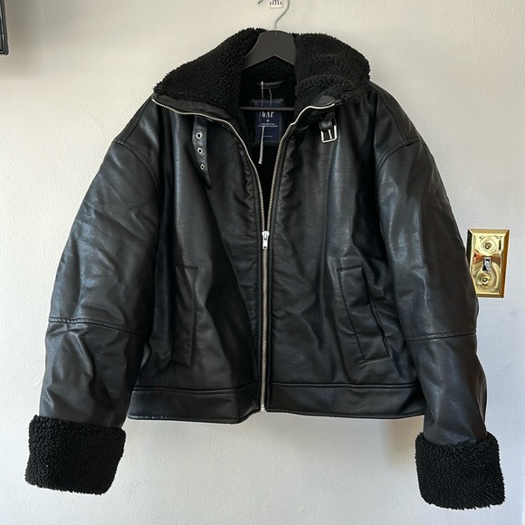 Gap Faux Leather Moto Jacket - Picture 2 of 7
